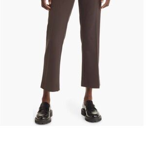 Theory Dark Brown Cropped Pants
